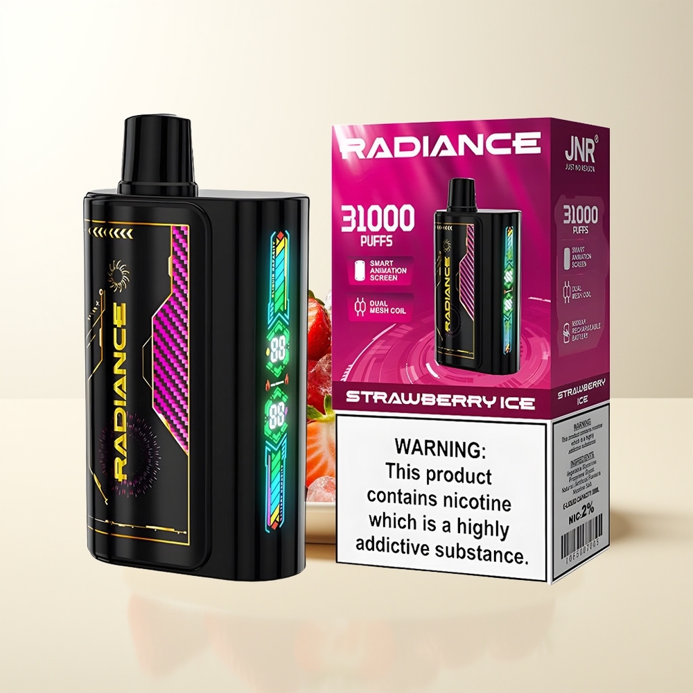 Serbia Wholesale JNR Radiance 31000 Pufova Jagoda Led Dual Mesh Coil Type-C Punjenje