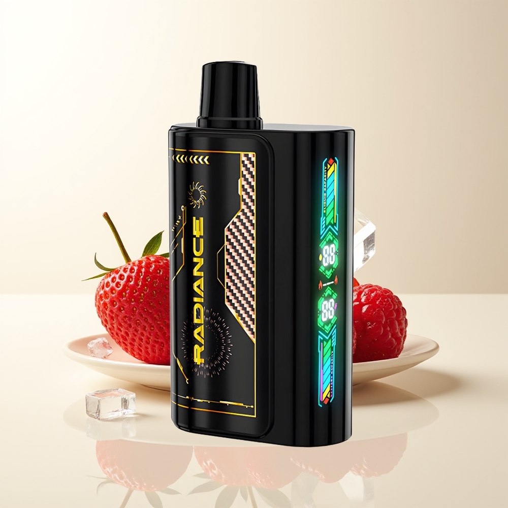 Serbia Wholesale JNR Radiance 31000 Pufova Jagoda Malina Trešnja Led Dual Mesh Coil 28ml E-liquid 950mAh Battery Type-C