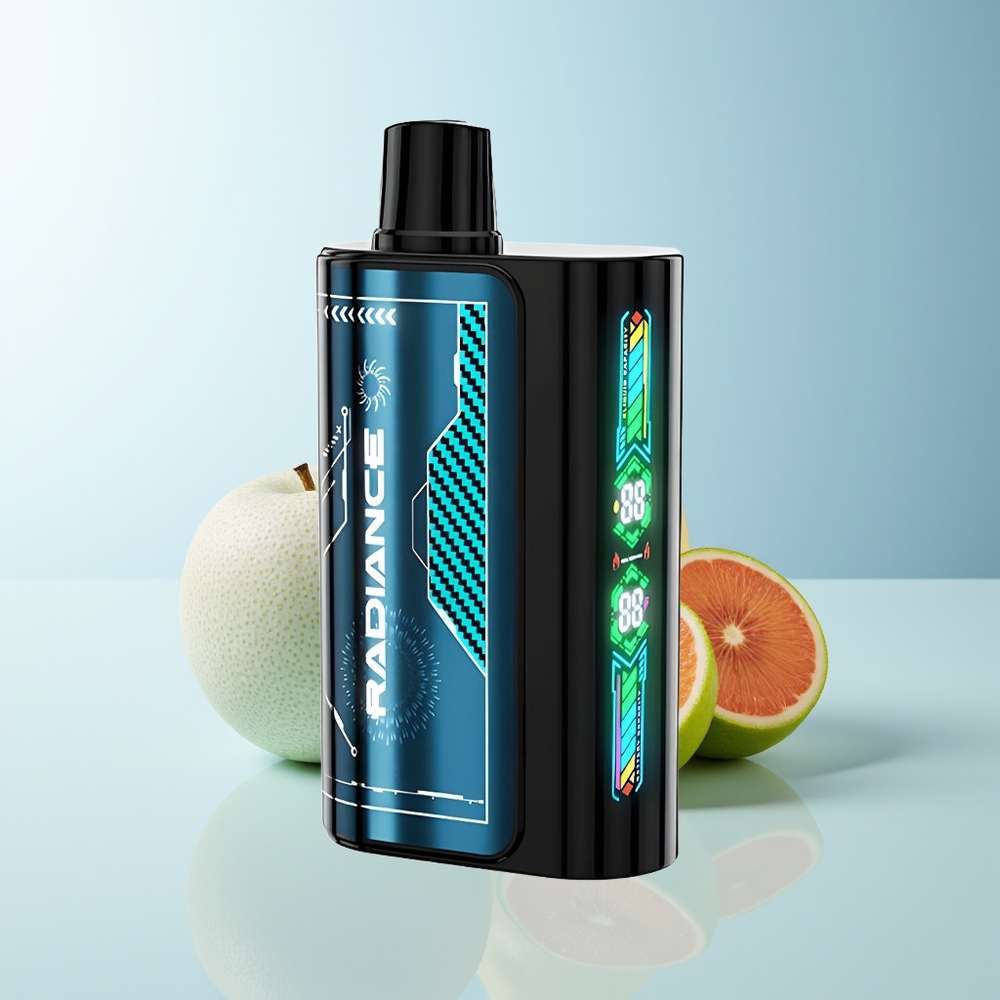 Serbia Wholesale JNR Radiance 31000 Pufova Plava Malina Led Dual Mesh Coil 28ml E-liquid 950 mAh Rechargeable Battery Type-C Charging Port 2% Nikotina