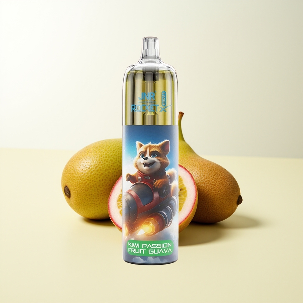 Serbia Wholesale JNR Rocket-X 12400 Puffs Kiwi Pasija Guava Adjustable Airflow RGB Lights 1.2ohm Mesh Coil 850mAh 25ml Type-C Quick Charge 0% 2% 5% Nikotin
