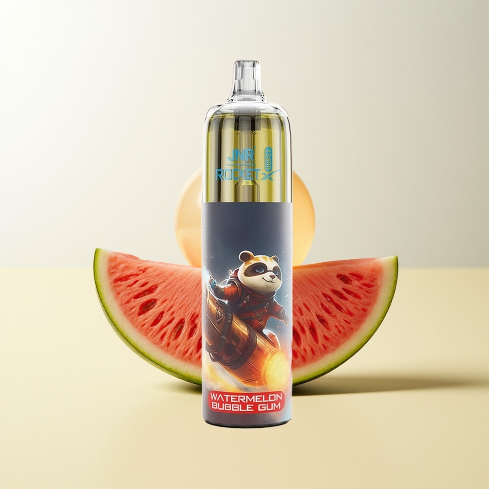 Serbia Wholesale JNR Rocket-X 12400 Pufova Jednokratna Vape Lubenica Žvakaća Guma sa RGB Svetlima 1.2ohm Mesh Kalemom