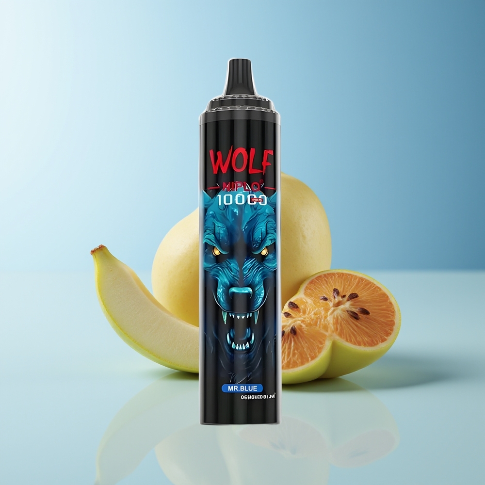 Serbia Wholesale JNR Wolf Niplo 10000 Pufova Mr Plava 1.0 Ohm Mesh Coil 650mAh 20ml Type-C Brzo punjenje