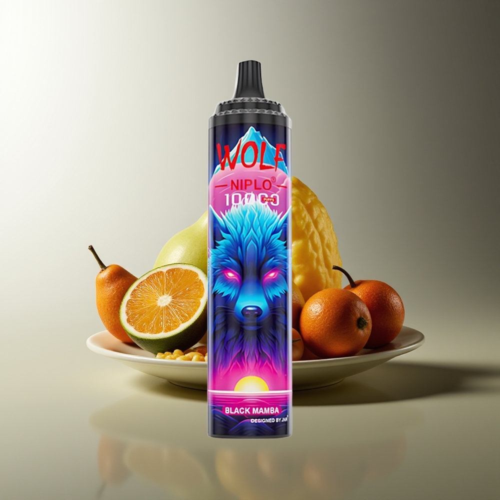 Serbia Wholesale JNR Wolf Niplo 10000 Pusti Crna Mamba Mesh 1.0 Ohm 650mAh 20ml Type-C