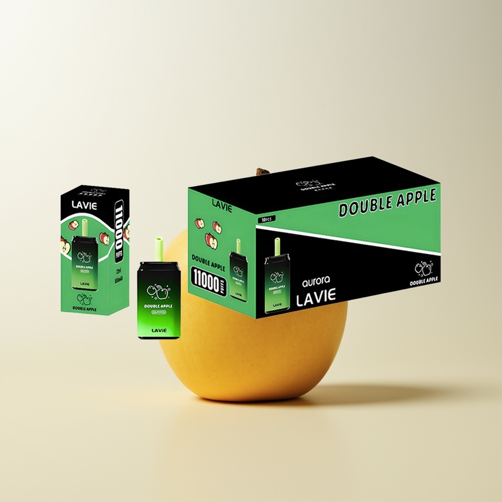 Serbia Wholesale LAVIE Aurora 11000 Puffs Dve Jabuke Rechargeable Type C 22ML 650mAh
