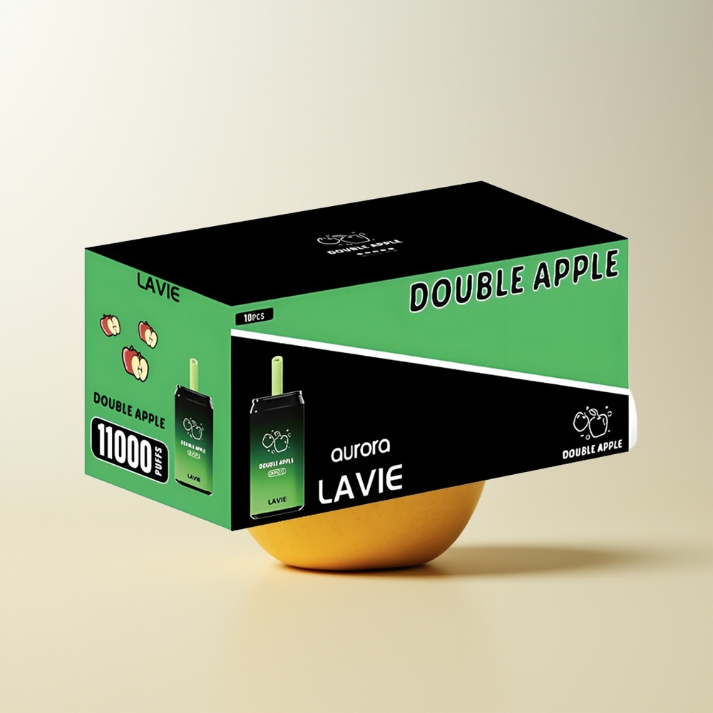 Serbia Wholesale LAVIE Aurora 11000 Puffs Dve Jabuke Rechargeable Type C 22ML 650mAh