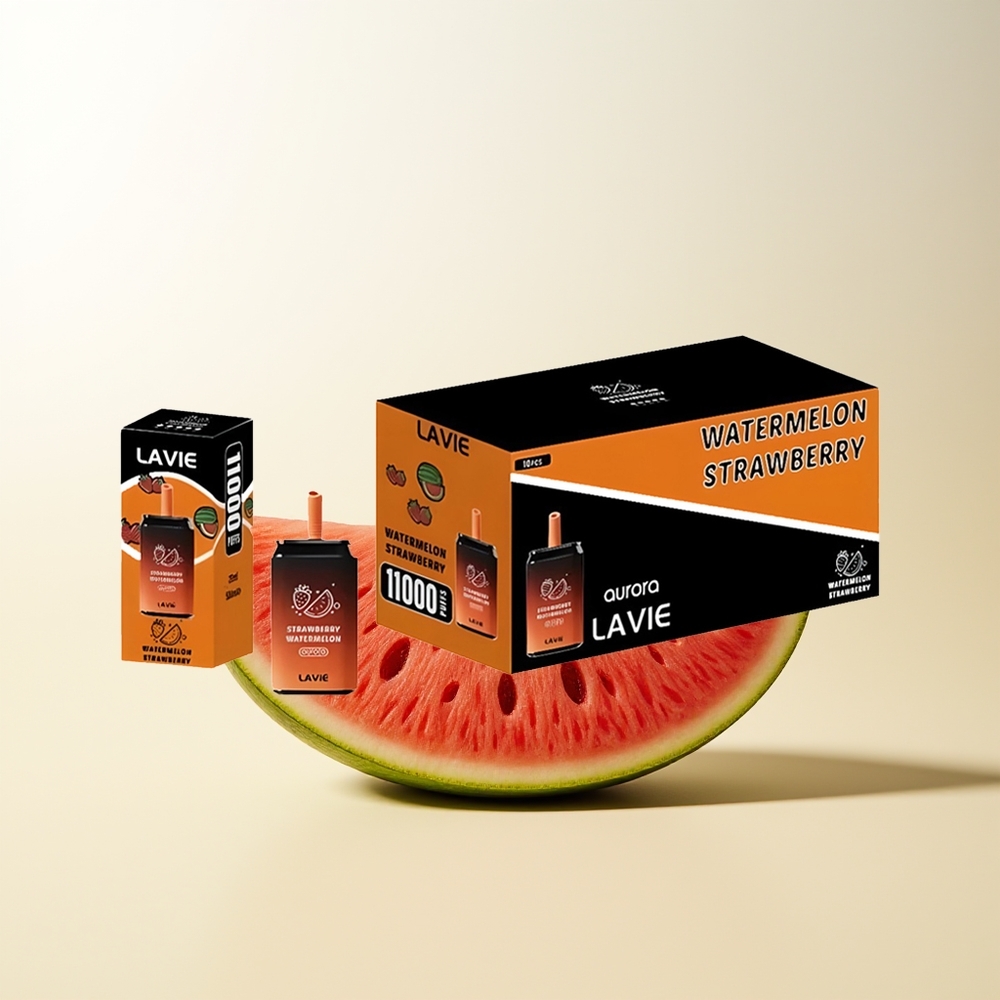 Serbia Wholesale LAVIE Aurora 11000 Puffs Јагода Лубеница Type C Rechargeable 22ML 650mAh
