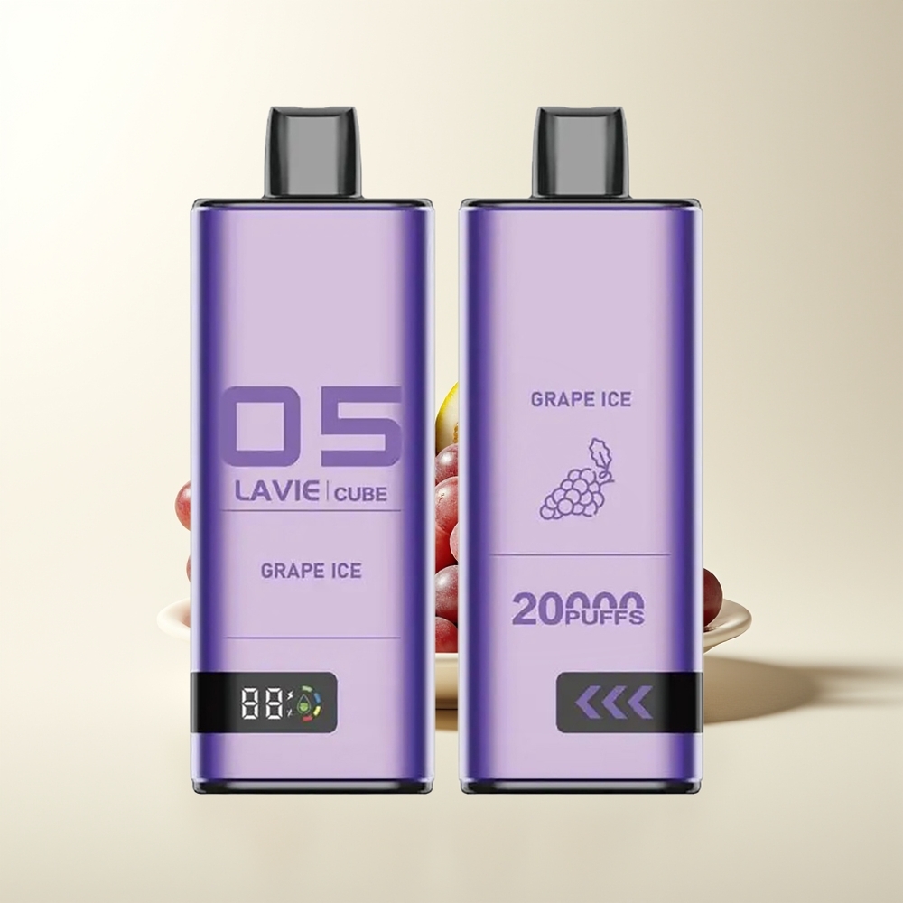 Serbia Wholesale LAVIE Cube 20000 Puffs Grozdana Led 2% 5% 28ml Type C