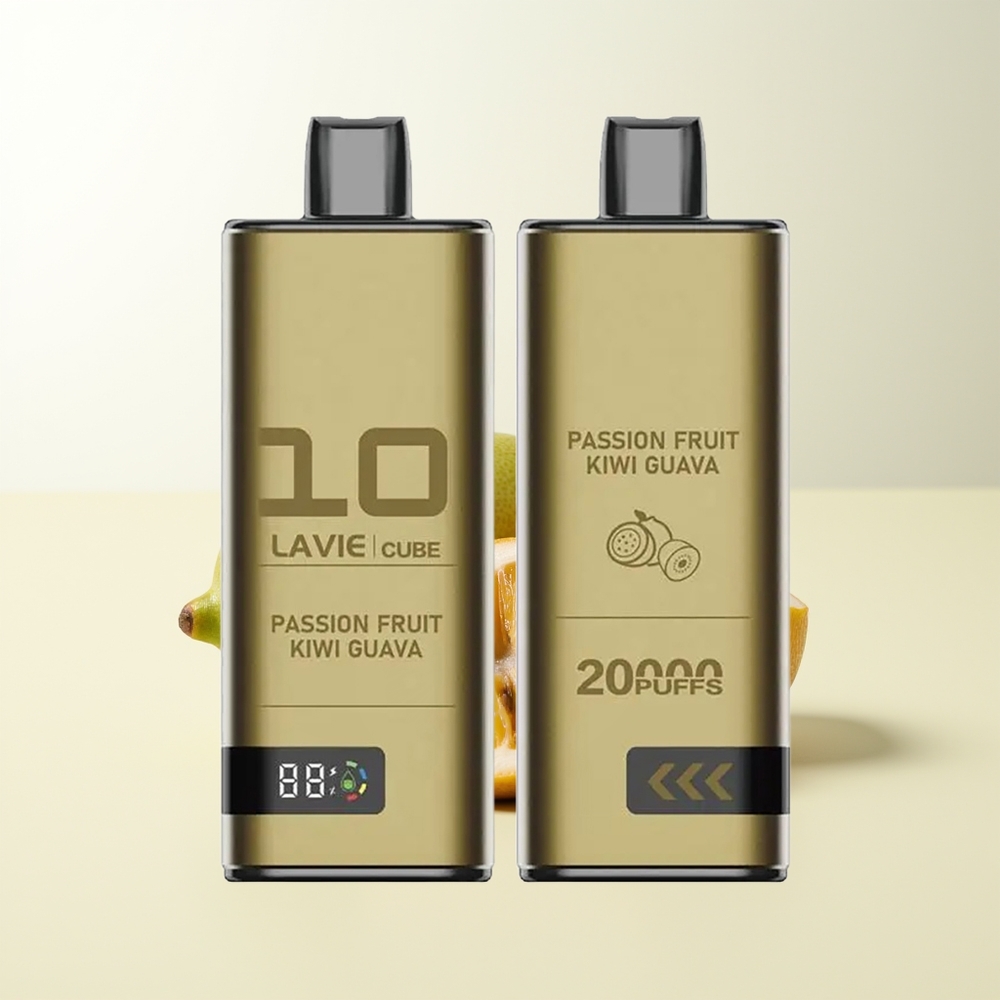 Serbia Wholesale LAVIE Cube 20000 Pufova Passion Fruit Kiwi Guava 28ml 600mAh Type C