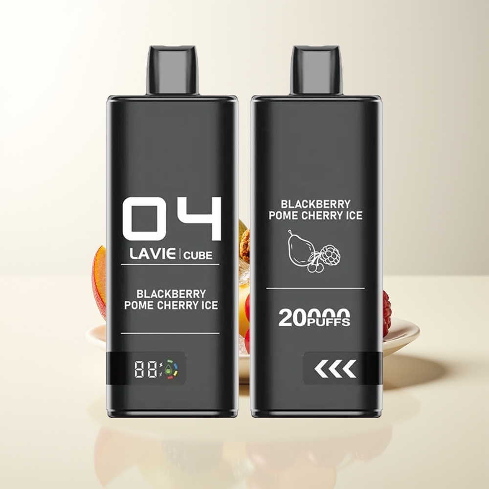 Serbia Wholesale LAVIE Cube 20000 Pusti Kupina Jabuka Trešnja Led 2% 5% S Nicotine 28ML 600mAh Type C