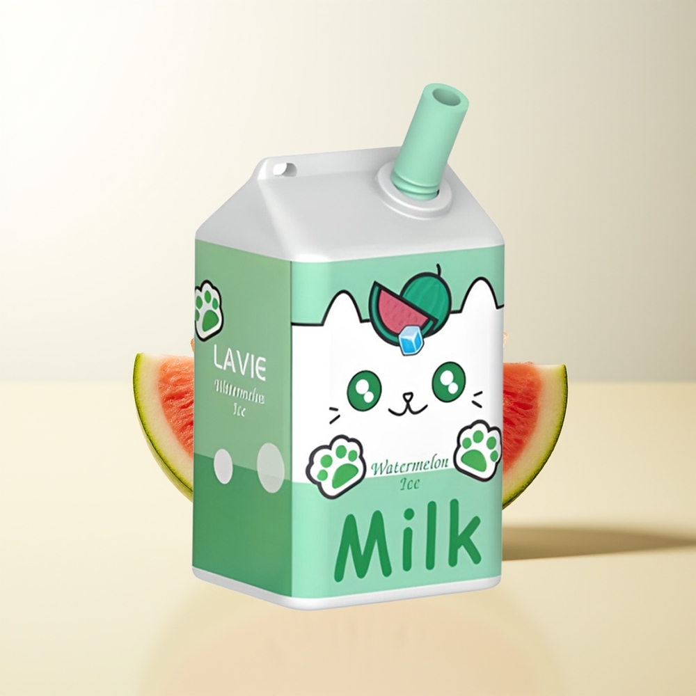 Serbia Wholesale LAVIE Milk 7000 Puffs Lubenica Led Rechargeable Type C 16ML 600mAh