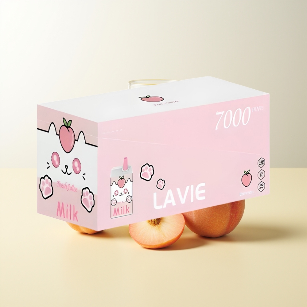 Serbia Wholesale LAVIE Milk 7000 Pufova Breskva Sok 16ML 5% 600mAh Type C