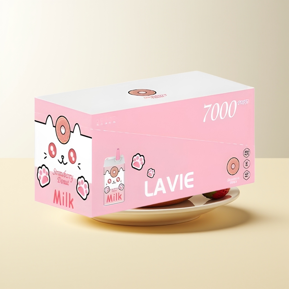 Serbia Wholesale LAVIE Milk 7000 Pufova Jagodna Krofna 16ML 600mAh Type C