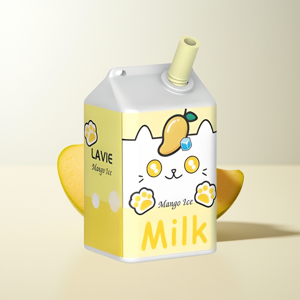 Serbia Wholesale LAVIE Milk 7000 Pufova Mango Led Rechargeable Type C 16ML 600mAh