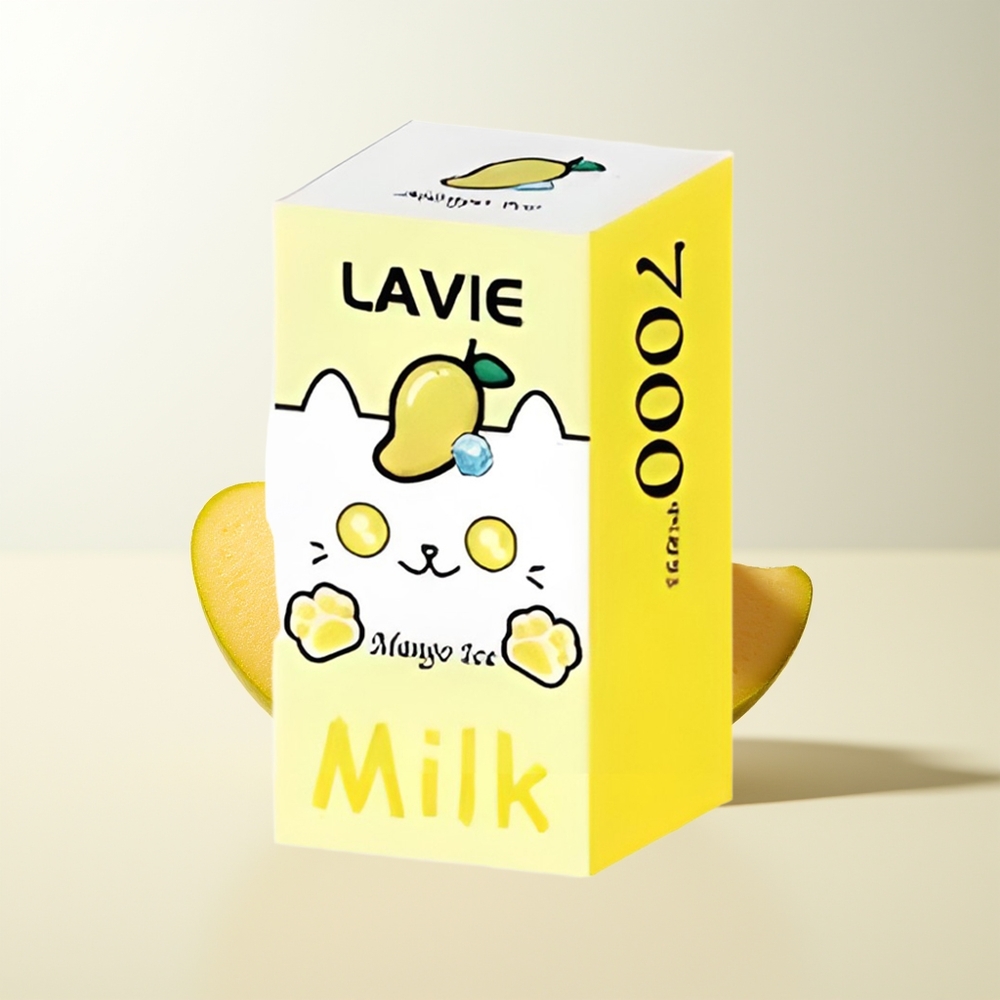 Serbia Wholesale LAVIE Milk 7000 Pufova Mango Led Rechargeable Type C 16ML 600mAh