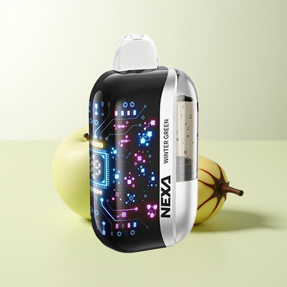 Serbia Wholesale NEXA Ultra 50000 Puffs Zimsko Zeleno 20ml 800mah 5% 0.9ohm Dual Mesh 3D Curved Screen Type-C