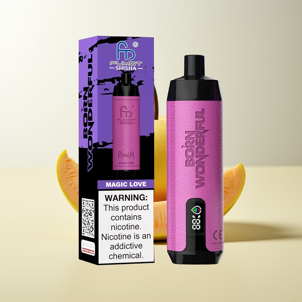 Serbia Wholesale RandM Fumot Shisha 10000 Puffs Mađioničarska Ljubav LED Indikator 18ml 850mAh Type-C 0.6ohm Mesh 0.5% Nikotina