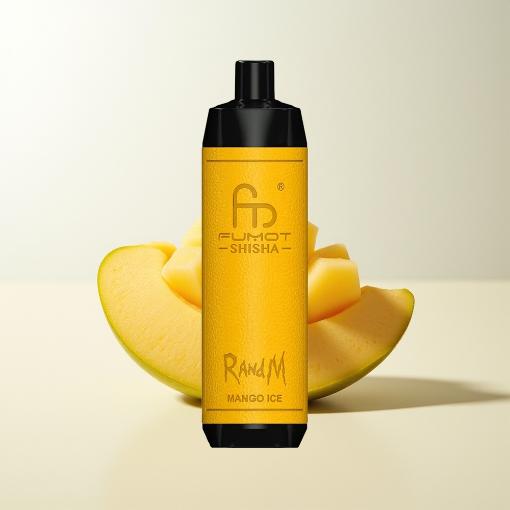 Serbia Wholesale RandM Fumot Shisha 10000 Puffs Mango Led Mreža 18ml 850mAh Type-C 0.5% Nikotina