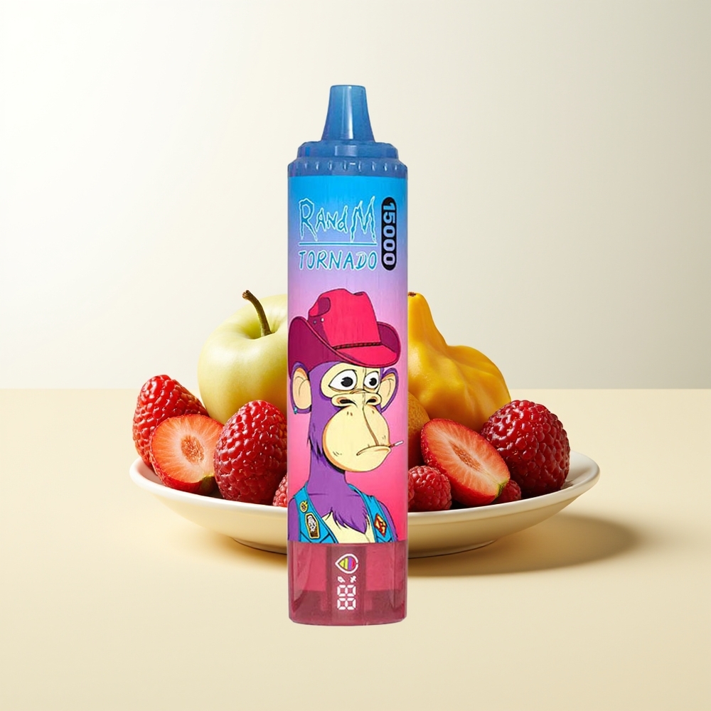 Serbia Wholesale RandM Fumot Tornado 15000 Puffs Mešane Bobice 25ml 850mAh Mesh Coil Type-C LCD