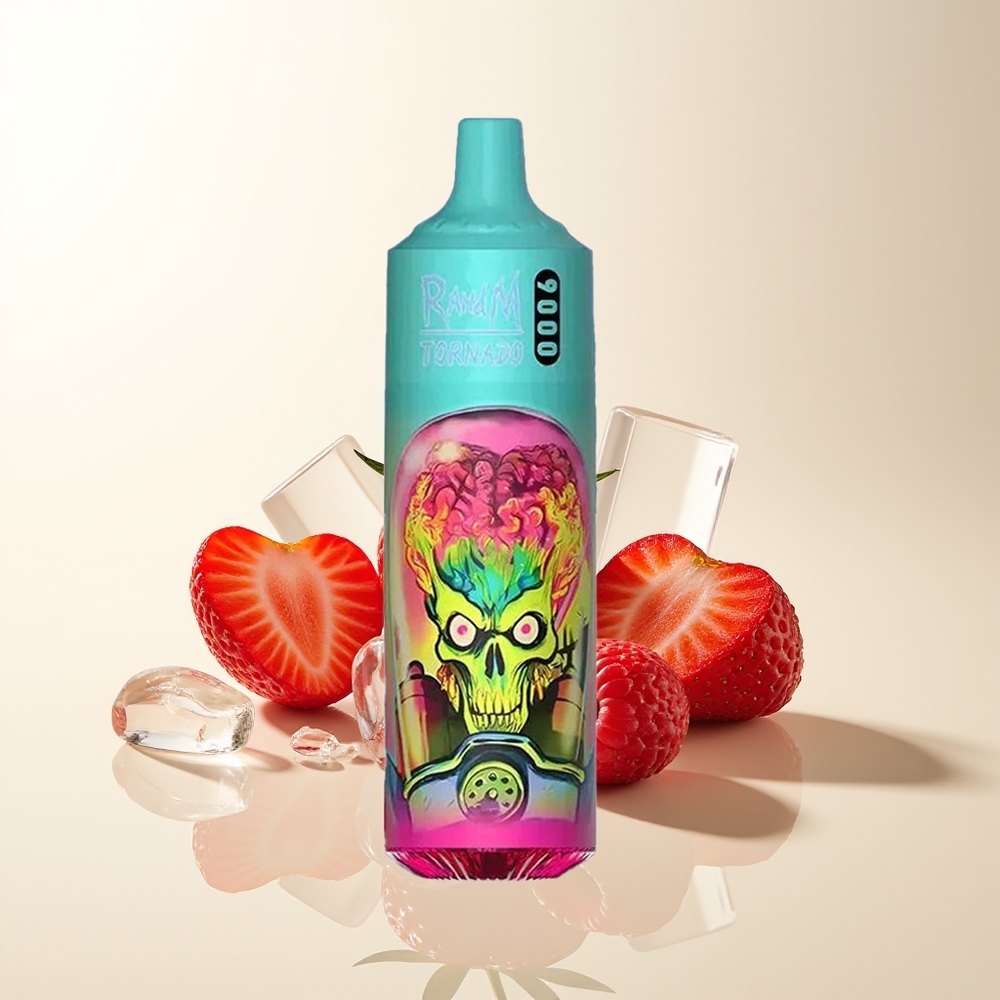 Serbia Wholesale RandM Fumot Tornado 9000 Puffs Jagoda Malina Trešnja Led Mesh Coil RGB Display