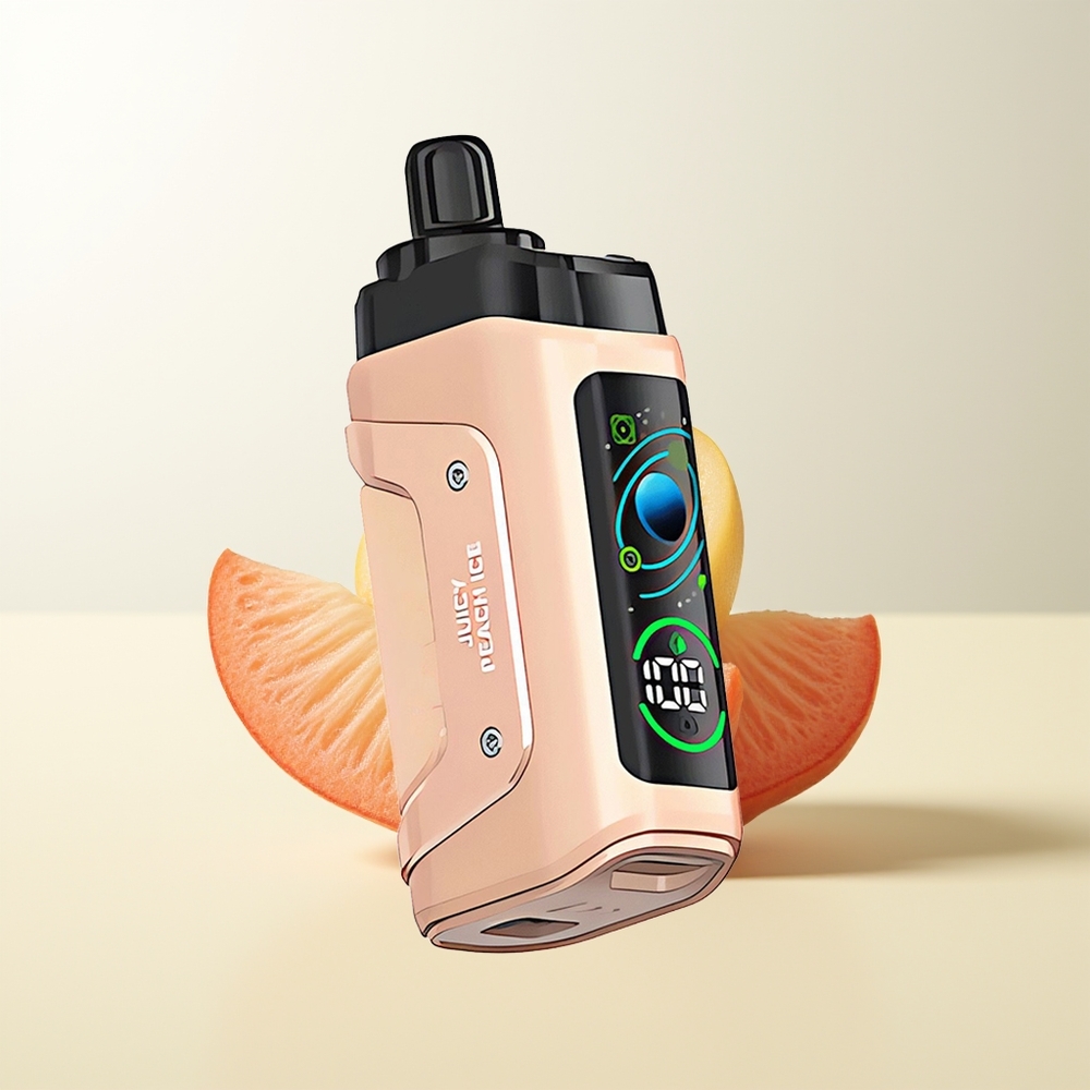 Serbia Wholesale Razz Bar 45000 Pusta Ukus Breskve i Leda Mesh Coil 1.0 Ohm Podešavanje Protoka Vazduha 650 mAh Baterija Type-C Punjenje 20 mg/ml Nikotina