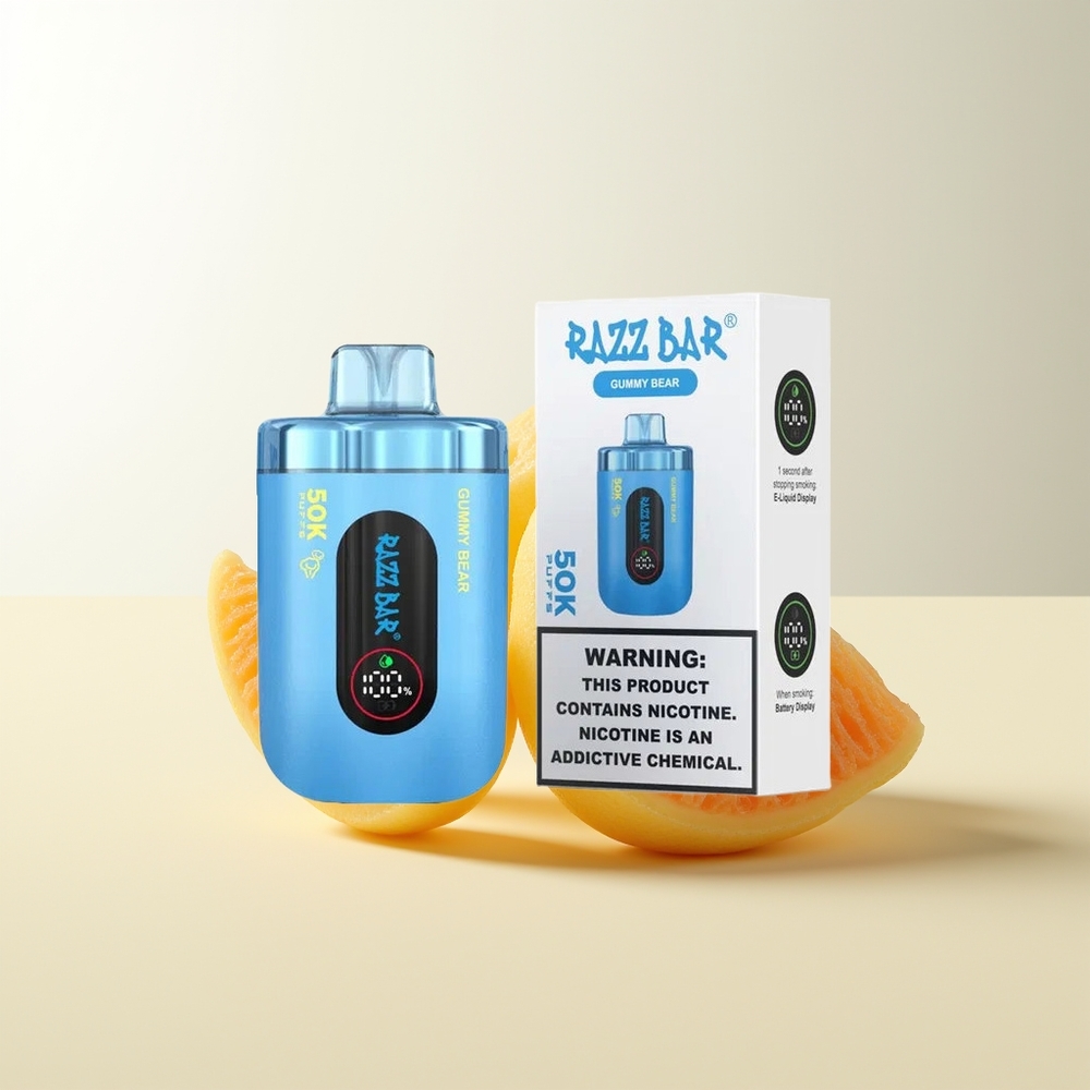 Serbia Wholesale Razz Bar 50K Puffs Žvakaći Meda 1.0 Ohm Mesh 650mAh Type-C 2% Nicotine