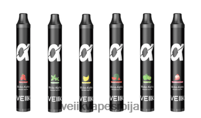 VEIIK Micko Alpha Вапе за једнократну употребу 600 пуффс 500мах више укуса VEIIK cracker pod srbija 0P28N058