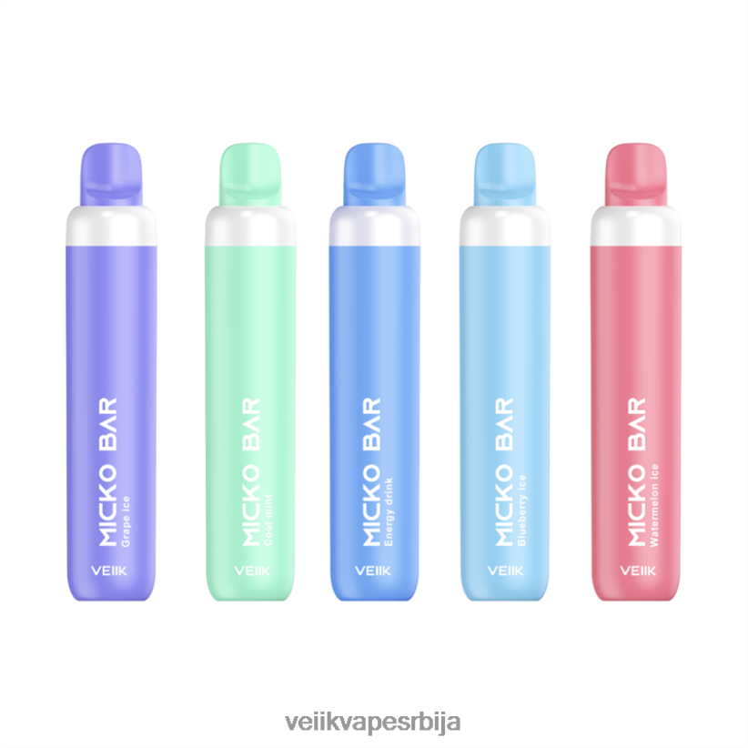 VEIIK Micko Bar Вапе за једнократну употребу 1500 пуффс више укуса VEIIK airo pod kit srbija 0P28N029