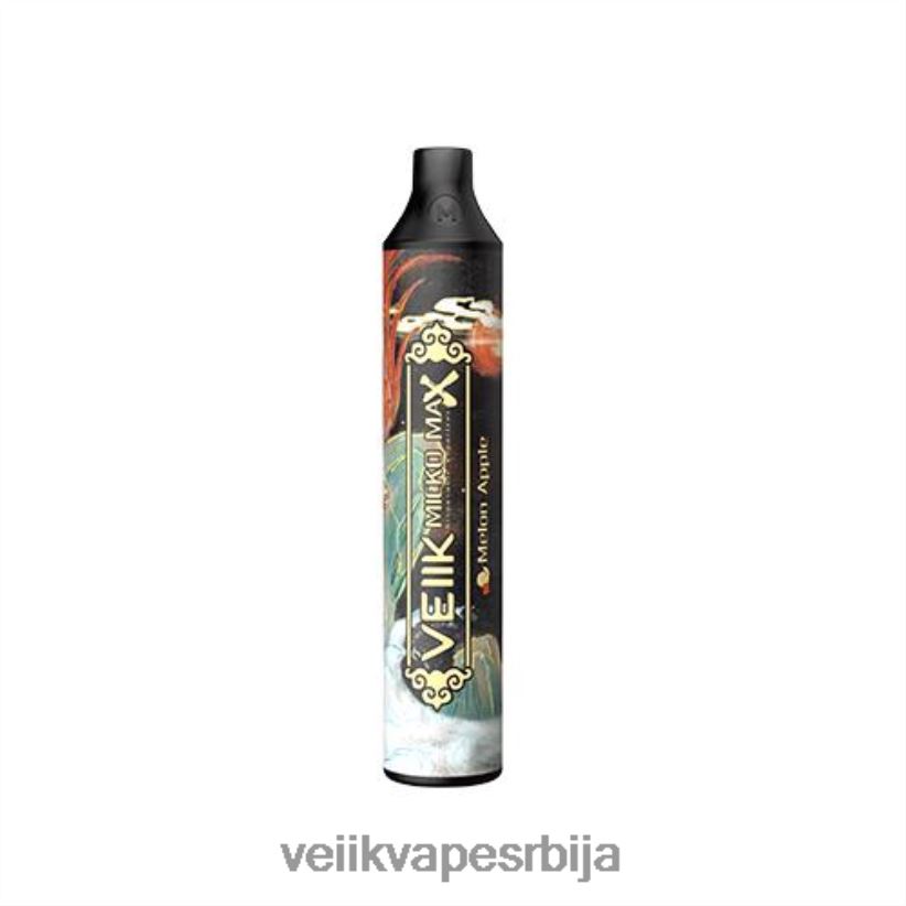 VEIIK Micko MAX Вапе за једнократну употребу 1500 пуффс диња јабука VEIIK pod srbija 0P28N047