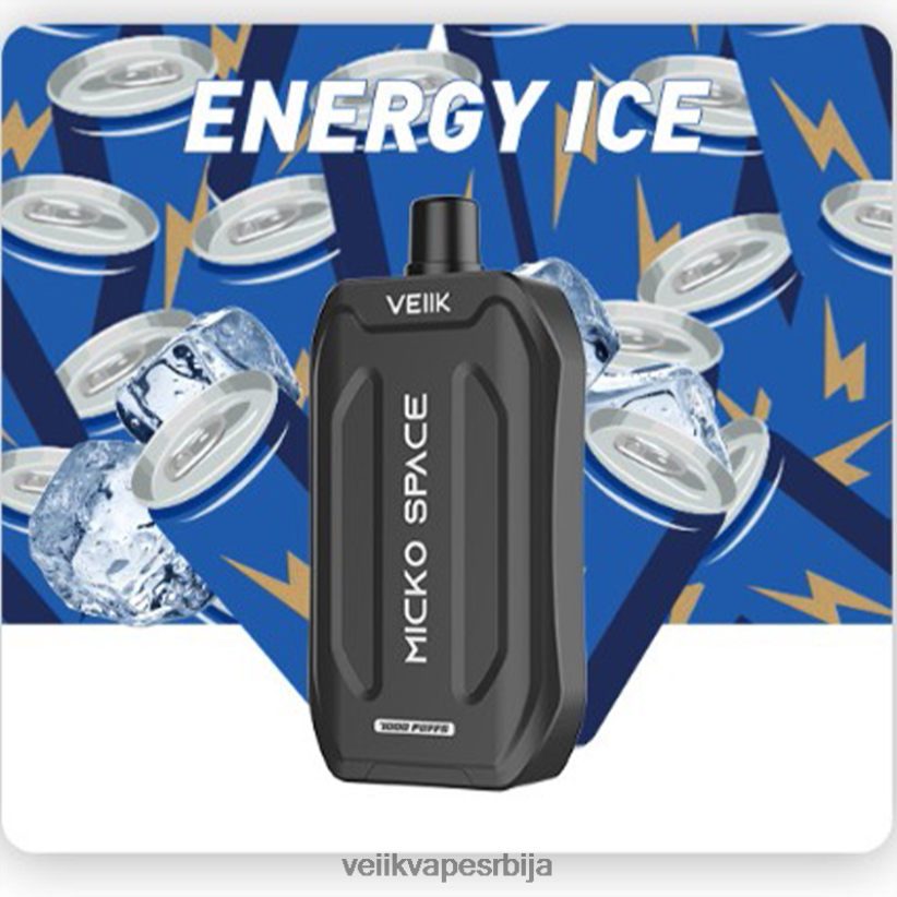 VEIIK Micko Space Вапе за једнократну употребу 7000 пуффс енергетски лед VEIIK vape micko q srbija 0P28N034