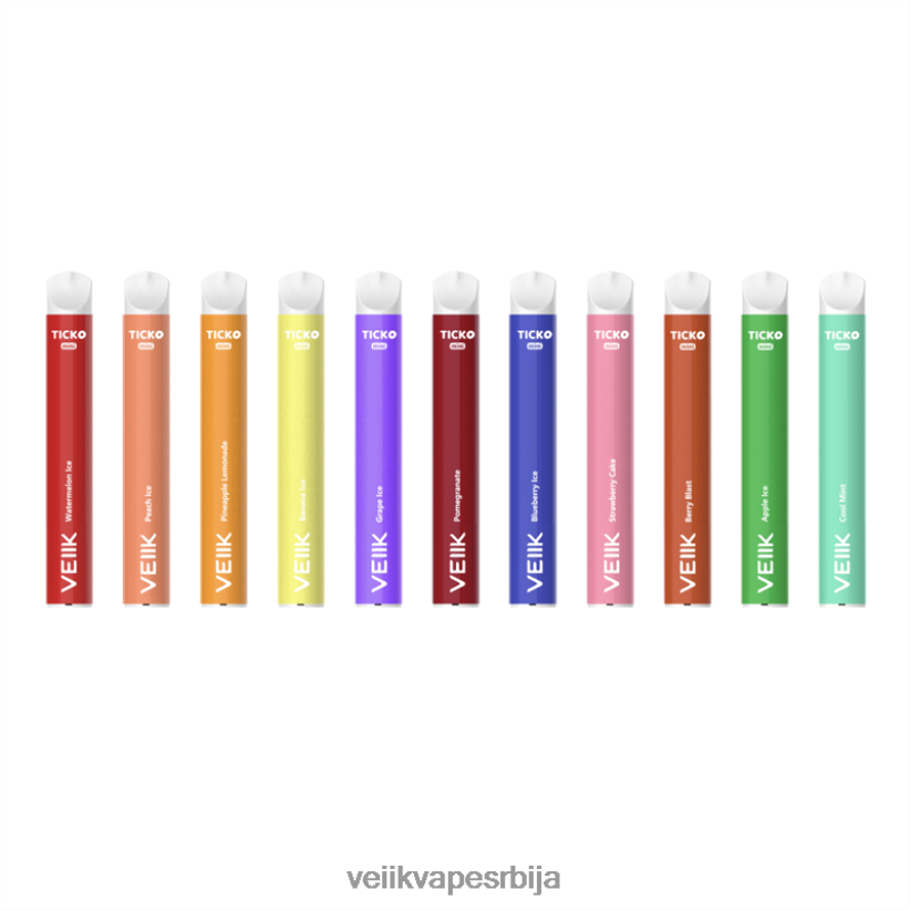 VEIIK Ticko Вапе за једнократну употребу 800 пуффс више укуса VEIIK moos pod 0P28N030